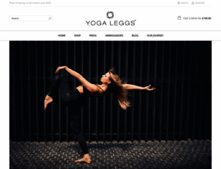 yogaleggs.com screenshot