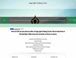 yogalightcenter.com screenshot