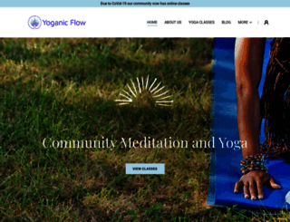 yoganicflow.com screenshot