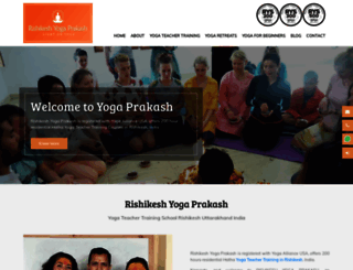 yogaprakash.com screenshot