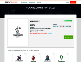 yogare.com screenshot