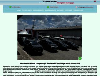 yogarentalcars.com screenshot