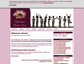 yogaschule-daun.de screenshot