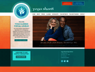 yogashanti.com screenshot