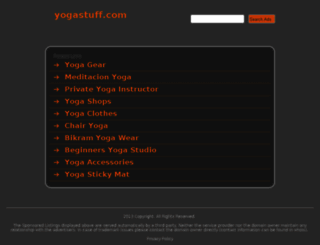 yogastuff.com screenshot