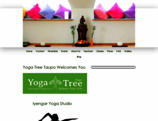 yogatreetaupo.co.nz screenshot