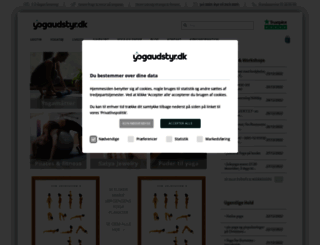 yogaudstyr.dk screenshot