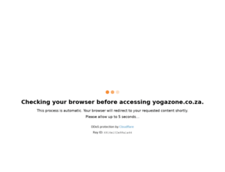 yogazone.co.za screenshot