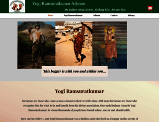 yogiramsuratkumarashram.org screenshot