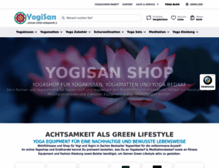 yogisan-shop.com screenshot