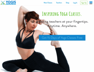 yogisanonymous.com screenshot