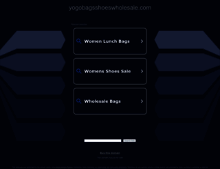 yogobagsshoeswholesale.com screenshot