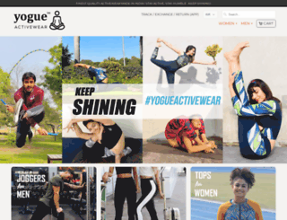 yogue-activewear.com screenshot