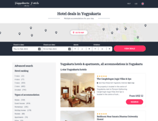 yogyakarta-hotels.com screenshot