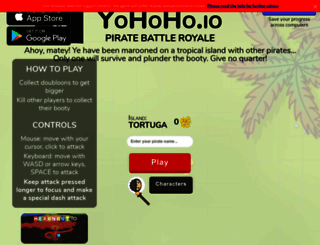 Yohoho.io, Become a pirate on a tropical island