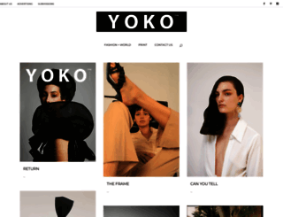 yoko-mag.com screenshot
