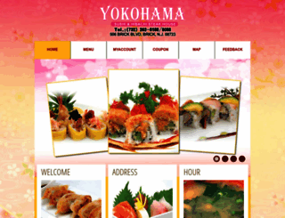 yokohamahibachisushi.com screenshot