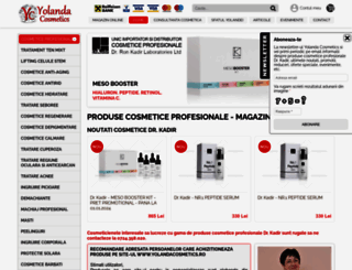 yolandacosmetics.com screenshot