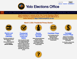 yoloelections.org screenshot