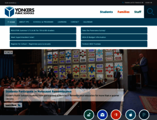 yonkerspublicschools.org screenshot
