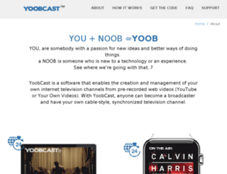 yoobcast.com screenshot