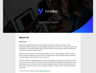 yoobic.welcomekit.co screenshot