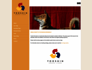 yooshinkennels.com screenshot