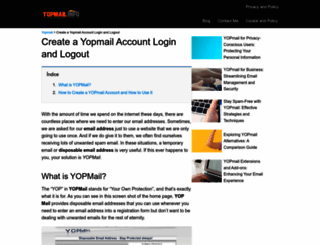yopmail.info screenshot