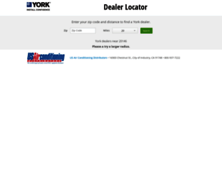 yorkdealerlocator.com screenshot