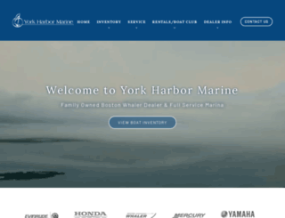 yorkharbormarine.com screenshot