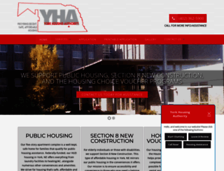 yorkhousingauthority.org screenshot