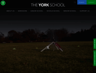 yorkschool.com screenshot