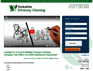 yorkshiredrivewaycleaning.co.uk screenshot
