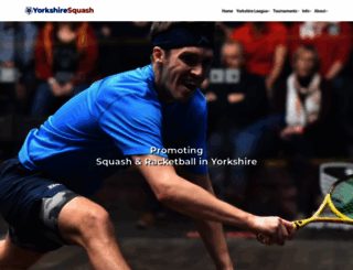 yorkshiresquash.com screenshot