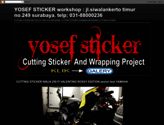 yosefsticker.blogspot.com screenshot