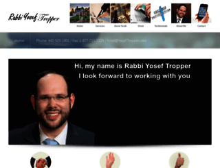 yoseftropper.com screenshot