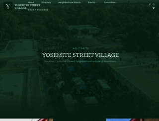 yosemitestreetvillage.org screenshot