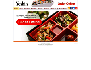 yoshisrestaurant.com screenshot