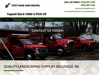 yostsandandgravel.com screenshot