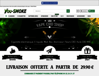 you-smoke.fr screenshot