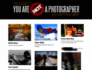 youarenotaphotographer.com screenshot