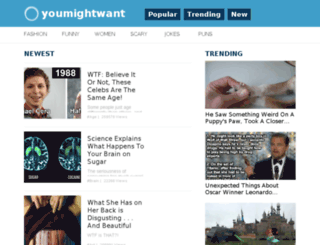 youmightwant.com screenshot