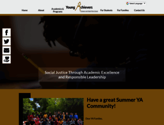 youngachieversschool.org screenshot