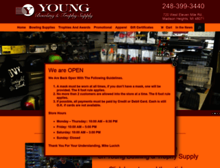 youngbowling.com screenshot