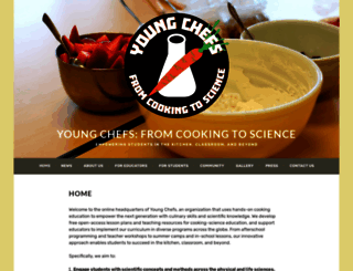 youngchefsprogram.org screenshot