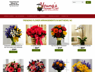 youngsflowercart.com screenshot