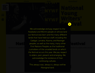 youngwritersfestival.org screenshot
