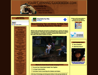 your-camping-guidebook.com screenshot
