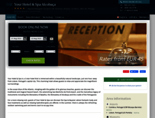 your-hotel-spa-alcobaca.h-rez.com screenshot