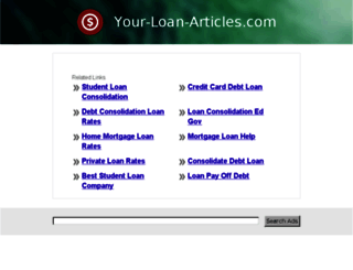 your-loan-articles.com screenshot